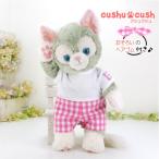 ダッフィー シェリーメイ ぬいぐるみ用 コスチューム 洋服 服 テディベア くま ジェラトーニ  ギンガムチェック ピンク ロンパース cds405j