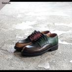 [Women's]Milton Keynes V chip кожа обувь V-tip Leather Shoes / Crazy pattern