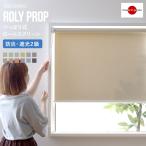 ロールスクリーン つっぱり 穴あけ不要 賃貸 目隠し オーダー 無地 防炎 遮光 幅30.5〜60cm 丈51〜120cm RSN 突っ張り式 ロールカーテン