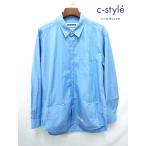 E507 [ популярный ] NEIGHBORHOOD Neighborhood рубашка с длинным рукавом L голубой WHITE C-SHIRT LS 201SPNH-SHM06 | *