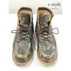 J010 [人気] RED WING レッドウィング ブーツ 23cm ブラウン系 Classic Work MocToe 8884 カモフラージュ | ★