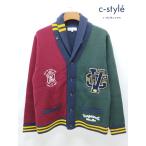 ショッピングショール P004 [秋冬物][人気] VAN JAC ヴァンヂャケット ショールカラーカーディガン L マルチカラー PW-69516 | O★