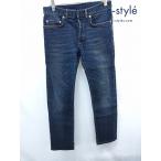 ショッピングdior P145 [人気] Dior ディオール スキニーデニムパンツ 28 インディゴ イタリア製 533D080TX146 | ★