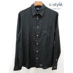 P577 [ популярный ] 430 FOURTHIRTY four sa-ti рубашка с длинным рукавом 1 черный L/S SOFFY SHIRTS 21-004 | *