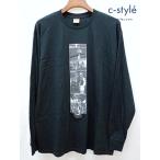 P586 [ популярный ] Fucking Awesomefa King o- Sam футболка с длинным рукавом L черный хлопок 100% long T | *