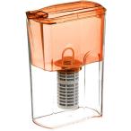ガイアの水135 ポット型浄水器 1L カートリッジ付き オレンジ (ビビアン 正規品 マイクロ活性炭 六重構造 PFAS除去)