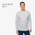 インセクトシールド むしプロテクション さらっとTシャツ 長袖 グレー L メンズ INS-5554261