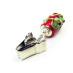 Yahoo! Yahoo!ショッピング(ヤフー ショッピング)スカーフクリップ　カエル赤 Misa ハンドメイドアクセサリー　
