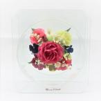 プリザードフラワー ピュアフラワー(バラ：ミックス)p-12s-p) ボトルフラワー 誕生日 記念日 母の日 結婚祝い 開店祝い 退職祝い 高級 ギフト