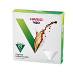 HARIO V60ペーパーフィルター01 M 40枚 VCF-01-40M 1-2杯用 日本製 ハリオ ドリップ コーヒー 珈琲 ろ紙