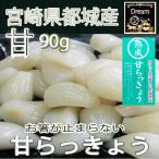 甘らっきょう　上沖産業　80g×3袋　宮崎県都城産   送料無料