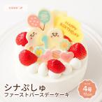 シナぷしゅ 誕生日ケーキ ファーストバースデー ケーキ 1歳 2歳 苺 いちご 子ども 赤ちゃん プレゼント 送料無料 4号 2~3人用