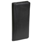 革製 パスポートケース ジッパー付 カバー ホルダー レザー クレジットカード クレカ ブラック 黒 ロイズ ROYCE Executive Zipp