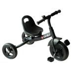 三輪車 ブラック ベル付 Qaba 3-Wheel Recreation Ride-On Toddler Tricycle With Bell Ind