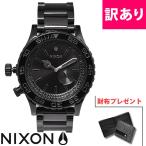 訳あり ニクソン メンズ 腕時計 THE 42-20 TIDE フォーティーツートゥエンティ タイド オールブラック ブラッククリスタル NIXON A0351150