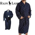 【SALE 30%OFF】ポロ ラルフローレン メンズ コットン バスローブ ナイトガウン ルームウェア POLO RALPH LAUREN L009