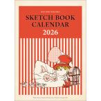AKIHIRO NISHINO SKETCH BOOK CALENDAR 2026 2026年 カレンダー  CL26-0371 カレナビ おしゃれ かわいい インテリア シンプル お洒落