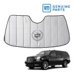 GM оригинальный особый дизайн затеняющий экран, шторки от солнца Logo входить затеняющий экран, шторки от солнца присоска не необходимо складной с футляром 07-14y Cadillac Escalade | ESV | EXT