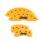MGP стандартный товар 07-16y Jeep Compass pa Trio to особый дизайн суппорт тормоза покрытие желтый Jeep Logo алюминиевый 42003SJEPYL