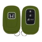  силикон ключ покрытие дистанционный ключ покрытие дистанционный пульт покрытие чехол для ключей оливковый зеленый Honda N-BOX|ZR-V| Step WGN | Vezel и т.п. универсальный 