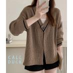 ニットカーディガンXL長袖レディース送料無料セーター羽織ドロップショルダー...