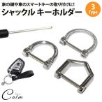 ショッピングキーホルダー ネジ式 シャックル キーホルダー キーリング Dリング 鍵 スマートキー メンズ 金属製 おしゃれ シンプル