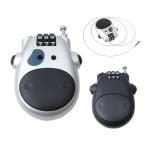  wire lock корова симпатичный наматывать брать . тип кодовый замок 3 колонка система безопасности портфель противоугонное мобильный . выдающийся маленький размер легкий 