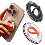 Magsafe スマホリング スマホスタンド シリコン 落下防止 マグネット リング 薄型 磁石 マグセーフ 2in1 取り外し簡単 iPhone15 14 13