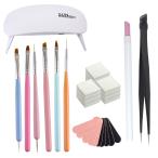  гель ногти начинающий собственный ногти стартер комплект LED установка UV свет ногти щетка tsui- The - файл керамика p автомобиль - съемник хлопок маленький pra 