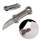  маленький размер нож складной нож кольцо приложен брелок для ключа нержавеющая сталь titanium сплав Mini нож мобильный портативный уличный кемпинг легкий compact маленький размер 