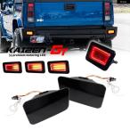 【並行輸入品】赤色LED車リア バンパー リフレクター ライト 2005-2009年式ハマーH2リア フォグランプ ブレーキテールランプ ダイナミックウィンカーライト