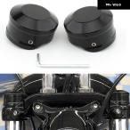 並行輸入品 オートバイ バイク フロントアッパー フォーク ステムカバー ナットキャップ ハーレー ダビッドソン ソフテイル ブレイクアウト FXBR FXBRS 20