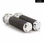 ショッピングハーレー 【並行輸入品】 クローム 1インチ FLHX グリップ ハーレー ツーリング CNC ハンドルバー グリップ 電子スロットル グリップ 08-17 カスタム パーツ