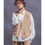 【Jih Nunc(ジーヌンク)】フェイクスウェードペイズリーベスト(JIH-R1072)