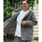 ショッピングポンチョ 【CAMBIO(カンビオ)】Far Melton Poncho Like Jacket ポンチョ風ジャケット(MIU-252-003)