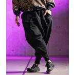 ショッピングサルエルパンツ 【GLIMCLAP(グリムクラップ)】Sarouel & jogger sweatpants  サルエルパンツ(18-012-gls-cf)