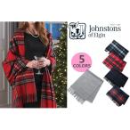 在庫処理   ジョンストンズ JOHNSTONS ストール マフラー タータンチェック カシミヤ WA000016 CASHMERE TARTANS SCARF 180×25cm カシミヤ 100％