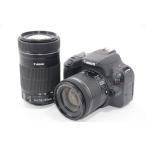 ショッピングEOS 【中古】【外観特上級】Canon デジタル一眼レフカメラ「EOS Kiss X9」ダブルズームキット (ブラック) EOSKISSX9BK-WKIT
