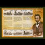 # цент Christopher марка America железная дорога. история / локомотив / Lincoln большой ../ юг север война 6 вид сиденье 