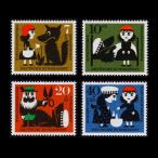 # запад Германия марка 1960 год красный ... Chan / сказка 4 вид .