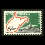 # America марка 1963 год ткань to балка jinia.100 годовщина 