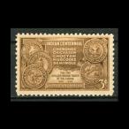 # America марка 1948 год абельмош ho ma./ индеец 100 годовщина 