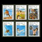 #la мужской марка 1984 год Los Angeles . колесо / Olympic 6 вид .