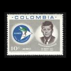 # Colombia марка 1964 год keneti* memorial 