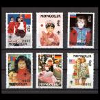 #mongoru марка 1996 год мир. девушка .6 вид .