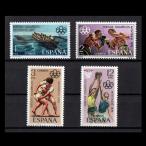 # Испания марка 1976 год montoli все . колесо / Olympic 4 вид .