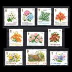 #ga-nji- марка 1993 год цветок / цветок 10 вид .