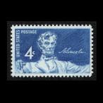 # America марка 1959 год e Eve la ветчина * Lincoln 150 годовщина / no. 16 плата большой ..