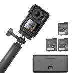 【中古】DJI アクションカメラ Osmo Action 4 アドベンチャー コンボ 【】 4K/120fps対応 防水カメラ 1/1.3インチセンサ