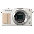 【中古】OLYMPUS ミラーレス一眼 PEN mini E-PM2 ボディ ホワイト E-PM2 BODY WHT
